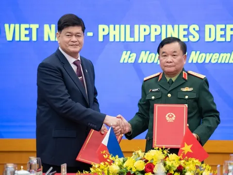 Việt Nam - Philippines ký biên bản Đối thoại chính sách quốc phòng