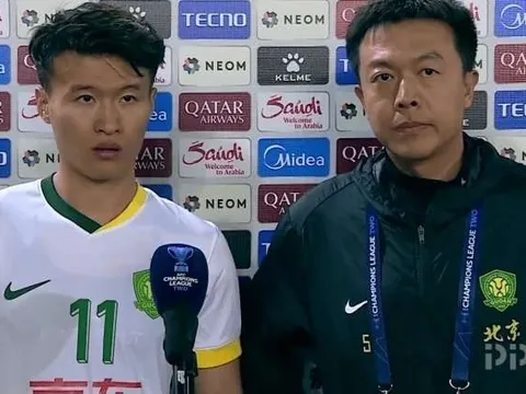 Cầu thủ Bắc Kinh Quốc An thừa nhận thất bại tự gây ra