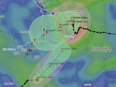 Bão Koto còn đổi hướng, áp thấp nhiệt đới ít khả năng ảnh hưởng Nam Bộ