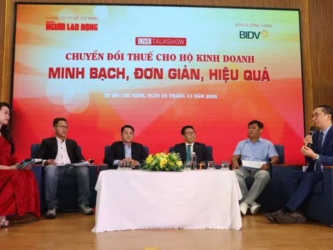 Talkshow "Chuyển đổi thuế cho hộ kinh doanh: Minh bạch, đơn giản, hiệu quả"