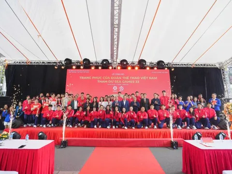 Điểm nhấn trên trang phục Đoàn Thể thao Việt Nam dự SEA Games 33