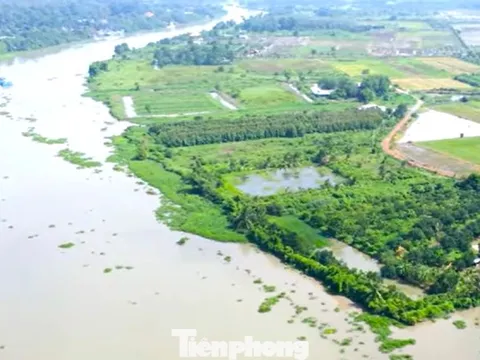 Nhìn từ trên cao khu vực sẽ có bến cảng, khu đô thị ven sông phía Bắc TPHCM