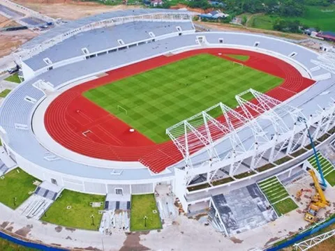 Chưa đầy 20 ngày nữa, chính thức khánh thành sân vận động trị giá hơn 500 tỷ đồng, 22.000 chỗ ngồi lớn nhất miền núi phía Bắc