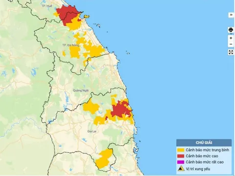 Cảnh báo khẩn đến 3 tỉnh thành