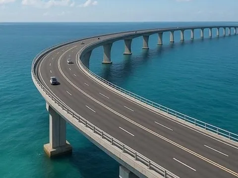 Hé lộ phương án đường và cầu vượt biển nối Cần Giờ – Vũng Tàu dài gần 11 km của Vingroup