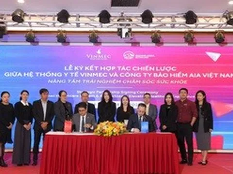 AIA Vietnam hợp tác Vinmec mở rộng hệ sinh thái chăm sóc sức khỏe cao cấp