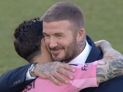 Beckham xúc động