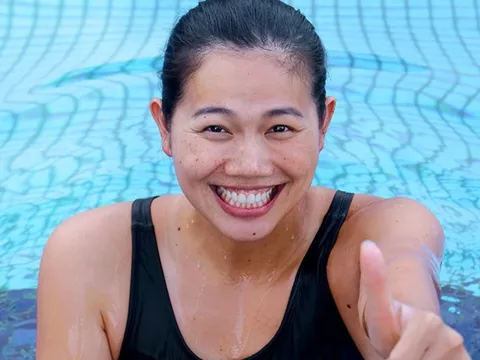 Hình ảnh gây chú ý của Ánh Viên