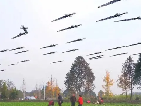 Cảnh ‘Vạn kiếm quy tông’ như phim kiếm hiệp