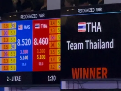 Hình ảnh tranh cãi dữ dội ở SEA Games 33