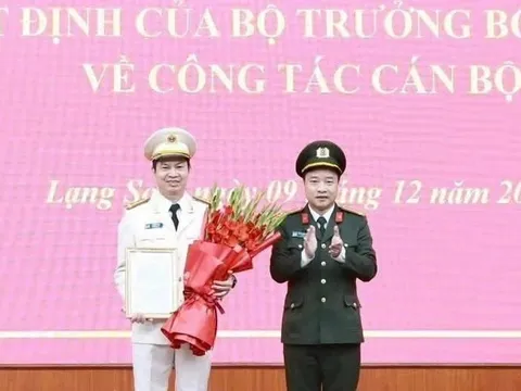 Đại tá Lê Công Anh giữ chức Phó Giám đốc Công an tỉnh Lạng Sơn