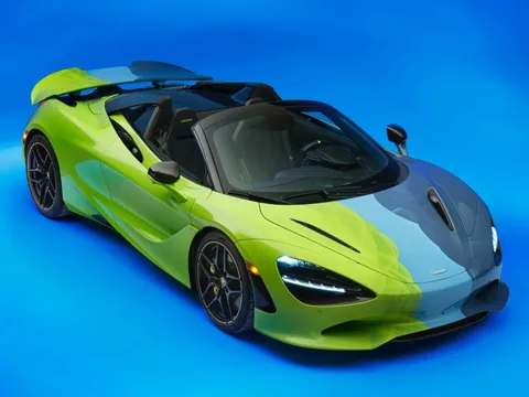 Siêu xe McLaren 750S Spider sở hữu phối màu trừu tượng