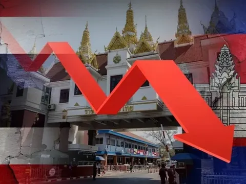 Biên giới đóng từ tháng 7, thương mại 'lao dốc' gần 50%: Hàng Thái Lan vẫn qua Lào vào Campuchia