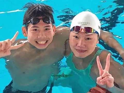 Ánh Viên nhắn nhủ em trai sau tấm HCV đầu tiên ở SEA Games