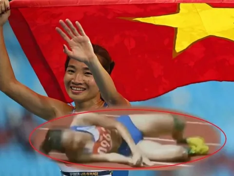 Đằng sau khoảnh khắc đổ gục của cô gái vàng điền kinh