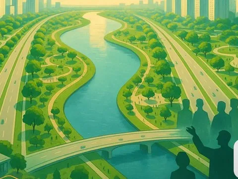 Những con số ấn tượng của siêu dự án Trục đại lộ cảnh quan Sông Hồng