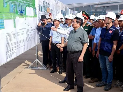 Thủ tướng lần thứ 9 đến kiểm tra siêu sân bay Long Thành 110.000 tỷ, giao nhiệm vụ cho ACV, Vietnam Airlines, Vietjet