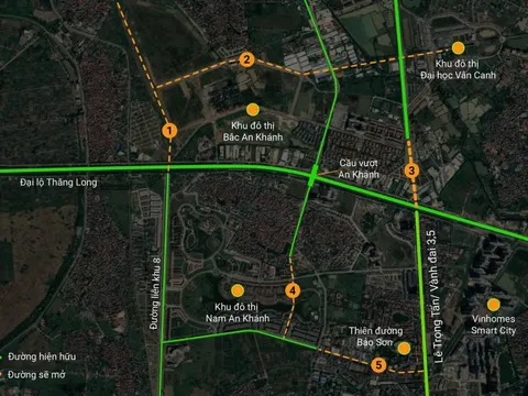 Tâm điểm đô thị tương lai Tây Hà Nội định hình từ tuyến metro số 5