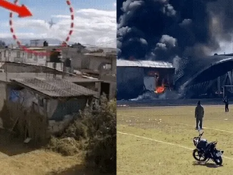 Máy bay lao thẳng xuống khu dân cư, nhiều người thiệt mạng