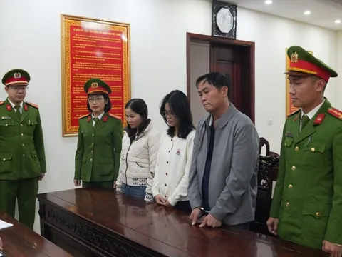 Đồng loạt khám xét 9 địa điểm, bắt giám đốc Vũ Sơn và kế toán Vũ Thị Khánh Huyền