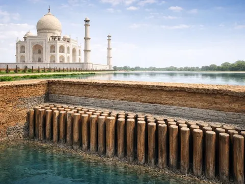 Lâu đài đá hàng trăm nghìn tấn “nổi” ven sông chỉ bằng cọc gỗ: Kỳ quan công nghệ của người xưa