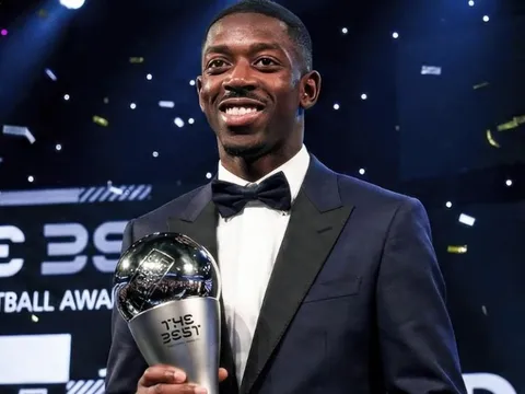 Đánh bại Yamal, Dembele giành The Best 2025