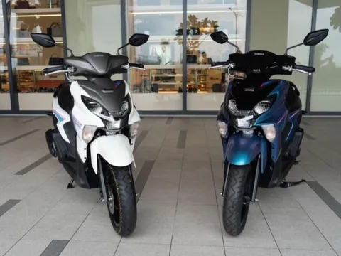 Xe tay ga 'hybrid' giá rẻ của Yamaha xuất hiện
