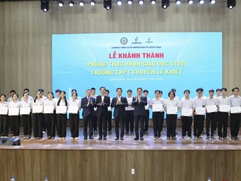 Phòng STEM Quảng Ngãi góp phần nuôi dưỡng tinh thần đổi mới sáng tạo cho học sinh