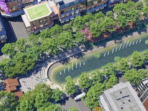 Hà Nội đã chọn được nhà đầu tư cải tạo, xây công viên dọc sông Tô Lịch