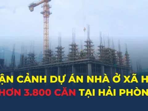 CẬN CẢNH công trường dự án nhà ở xã hội hơn 3.800 căn tại Hải Phòng