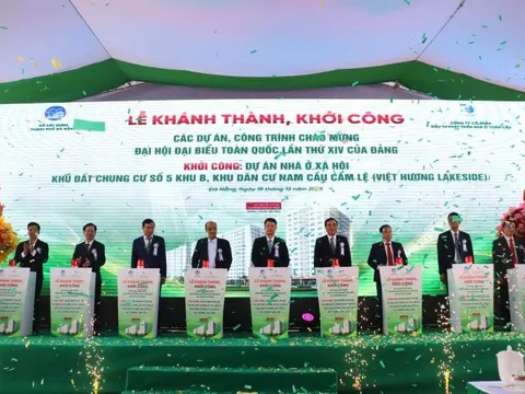 Khởi công loạt dự án nhà ở xã hội tại miền Trung