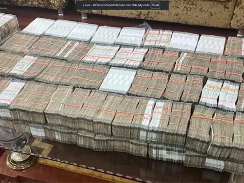 Đột kích đại lý du lịch, tịch thu 13 tỷ đồng tiền mặt chất như đống gạch, 313 kg bạc, 6 kg vàng trị giá 45 tỷ đồng