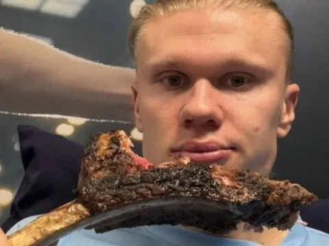 Thói quen ăn uống của Haaland gây chú ý