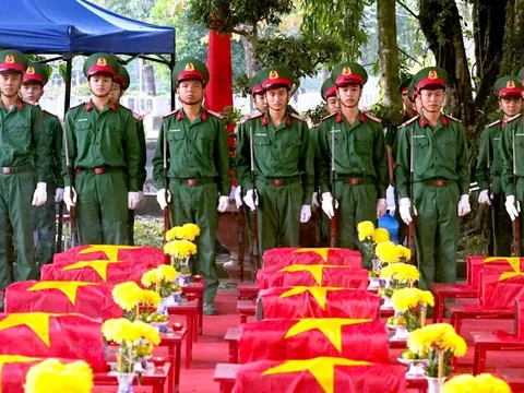 Truy điệu, an táng 183 hài cốt liệt sĩ tại hai nghĩa trang ở Tây Ninh