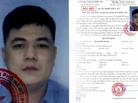 Quyết định truy nã đặc biệt Hoàng Hữu Huynh