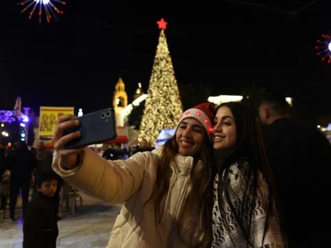 Bethlehem đón Giáng sinh trong an bình lần đầu kể từ khi chiến sự bùng nổ ở Dải Gaza