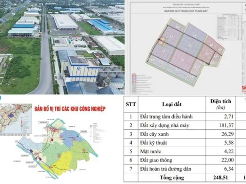 Hồ sơ đề xuất đầu tư hé lộ thông tin khu công nghiệp mới hơn 248ha ở Vĩnh Long
