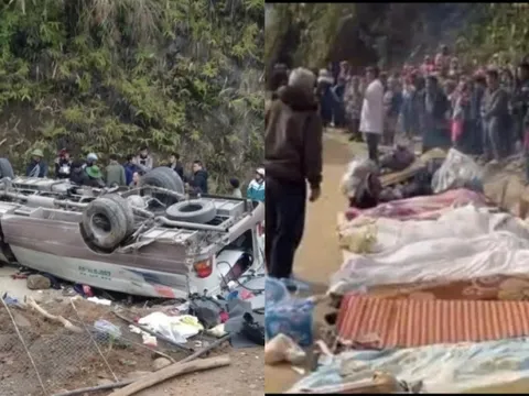 Vụ lật xe ở Lào Cai khiến 8 người tử vong: Đoàn thiện nguyện từ Hà Nội lên, xác định nguyên nhân ban đầu