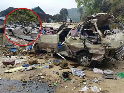 Danh tính 9 người bị thương trong vụ lật xe chở đoàn giáo viên từ Hà Nội đi từ thiện ở Lào Cai