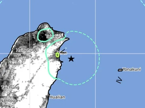 Động đất rung chuyển hơn 10 địa phương ở Đài Loan (Trung Quốc), Nhật Bản cảnh báo sóng thần