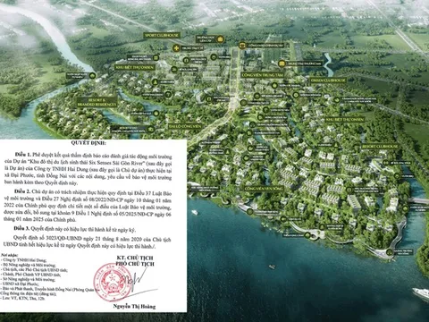 Đồng Nai duyệt khu đô thị 55ha ven sông Sài Gòn