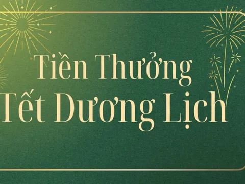 Tết Dương lịch 2026 có được thưởng?