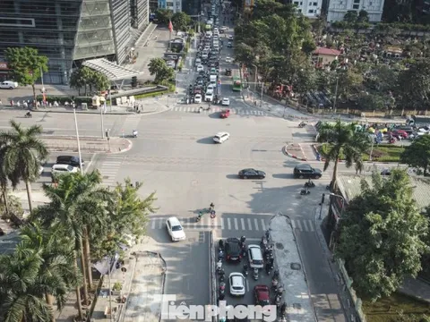 Hà Nội gấp rút hoàn thiện nút giao Lê Văn Lương - Nguyễn Tuân