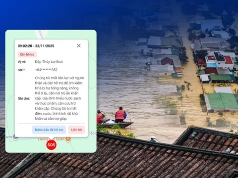 24 giờ 'chạy lũ' với bản đồ Zalo SOS