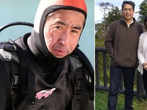 Người đàn ông lặn xuống biển 13 năm để tìm thi thể vợ mất tích trong sóng thần