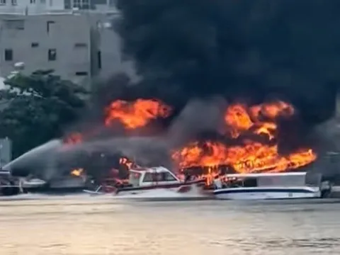 Thông tin mới vụ cháy du thuyền trên sông Sài Gòn