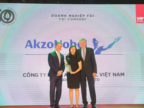 AkzoNobel đạt giải thưởng TOP50 Doanh nghiệp Phát triển Bền vững