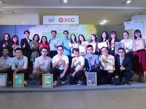 Lễ trao giải “Ý tưởng xanh chữa lành Trái Đất”