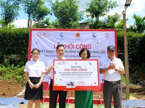 Generali Việt Nam và Quỹ BTTEVN khánh thành trường mẫu giáo cho các em nhỏ khó khăn huyện Krông Năng, tỉnh Đắk Lắk