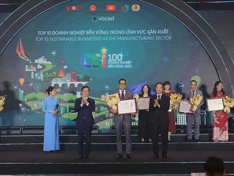 Nestlé Việt Nam dẫn đầu trong Top 100 Doanh nghiệp Bền vững năm 2023